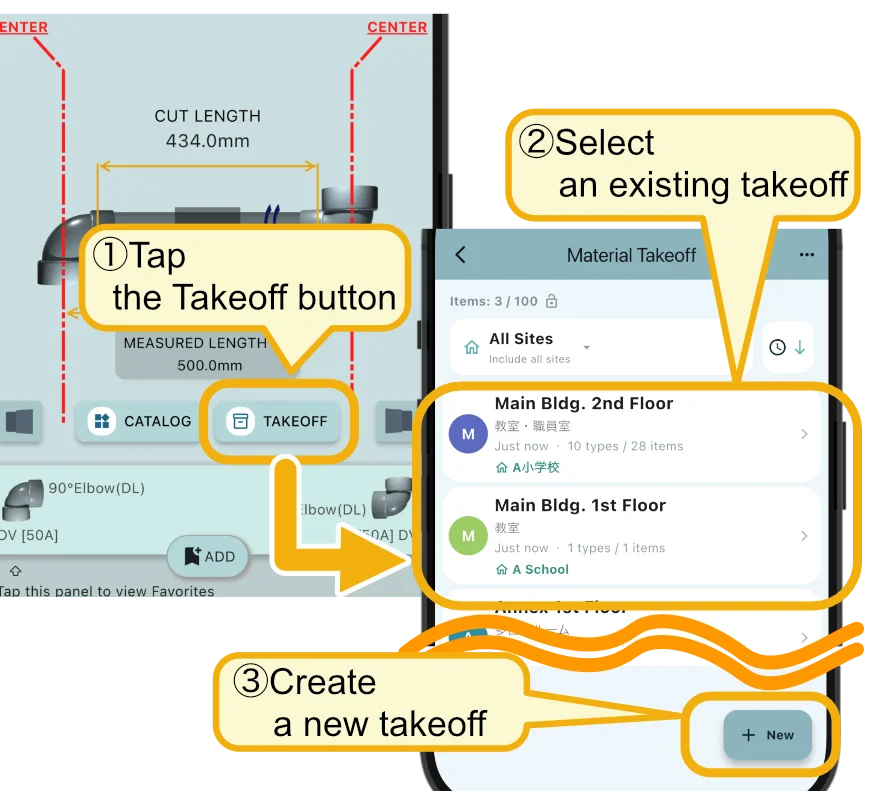 Start a Material Takeoff